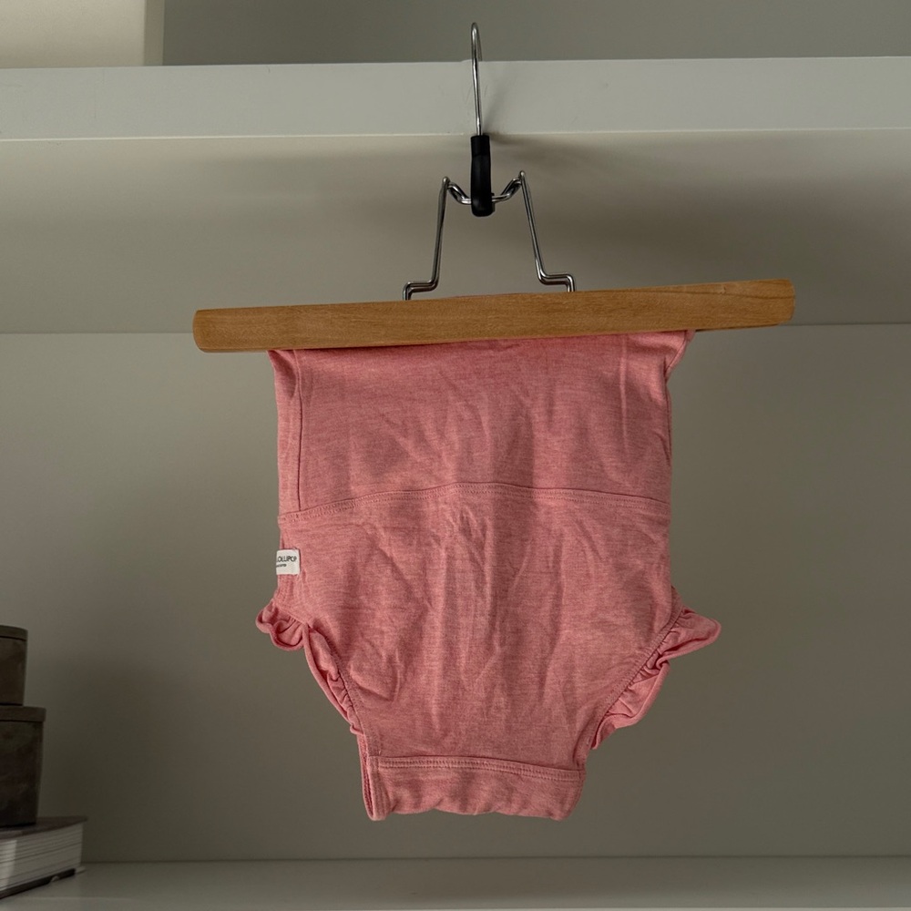 Soft Pink Ruffle Diaper Cover - Picture 2 of 3